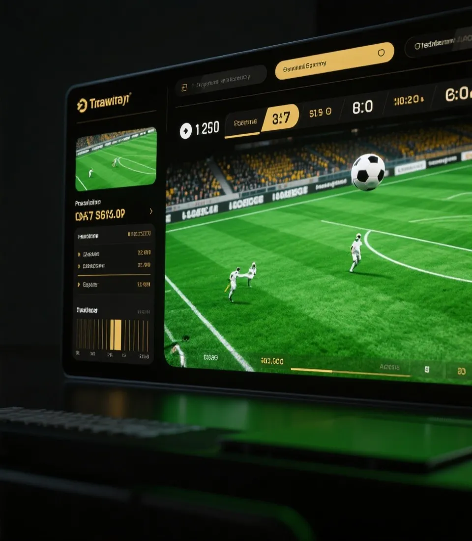 世界杯高清直播与实时赛况界面示意图