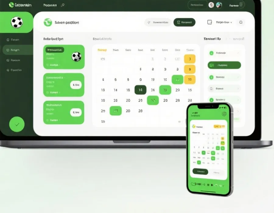 赛程比分界面示意